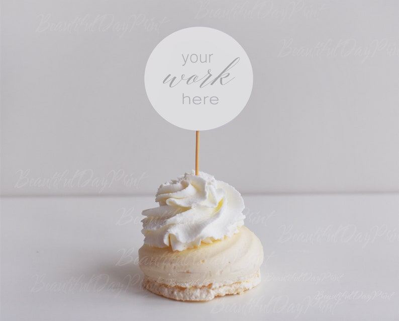 Download Wedding mockup Cupcake Topper Mockup Cupcake Tags Mock up ...