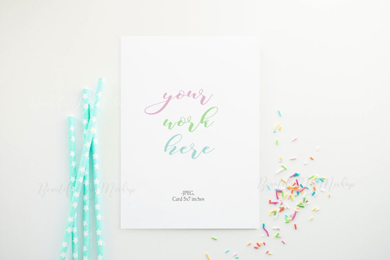Download Baby shower mockup stationery mockupCard MockupCard | Etsy