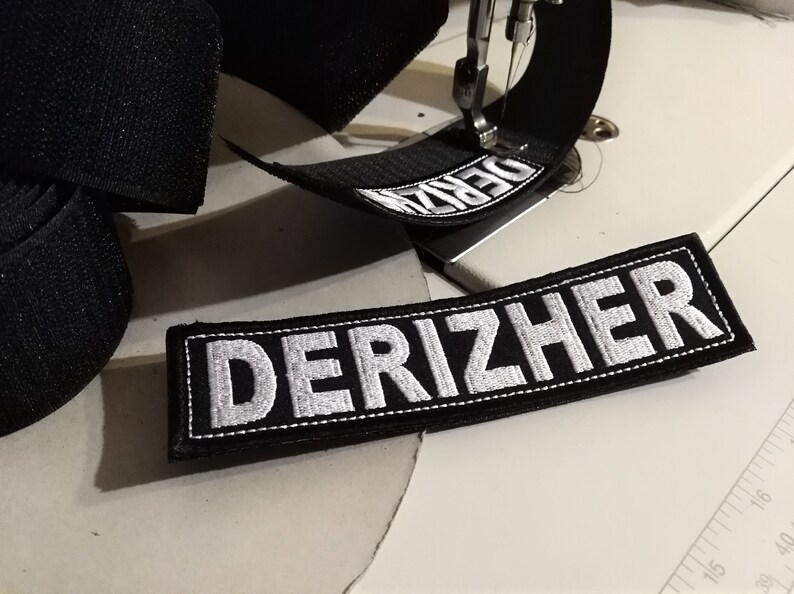 7-28cm YOUR Name Custom Patch leger naam patch IRON op of afbeelding 3