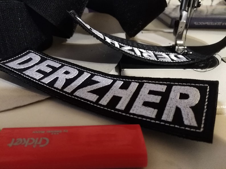 7-28cm YOUR Name Custom Patch leger naam patch IRON op of afbeelding 5