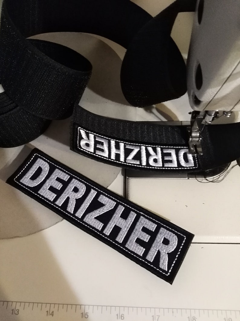 7-28cm YOUR Name Custom Patch leger naam patch IRON op of afbeelding 4