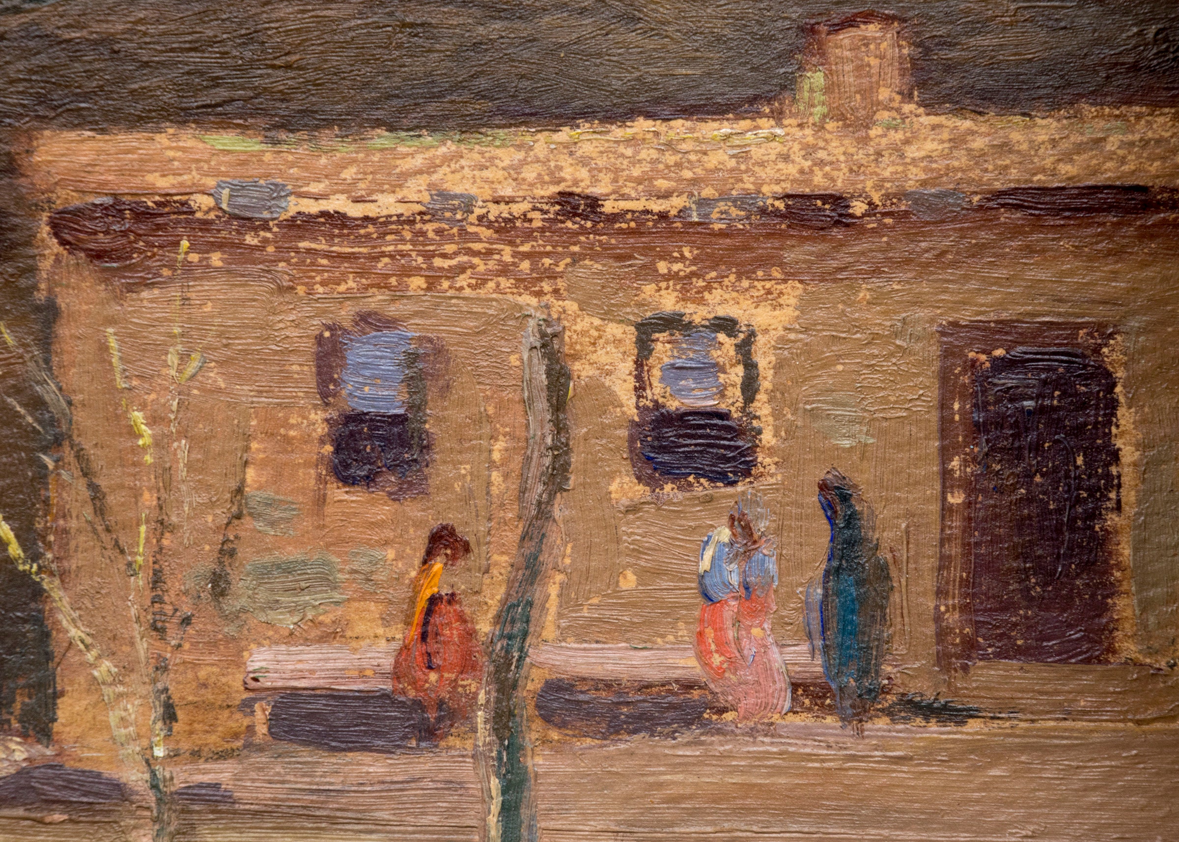 Pueblo Near Santa Fe New Mexico Vintage 1932 Oil Painting by | Etsy