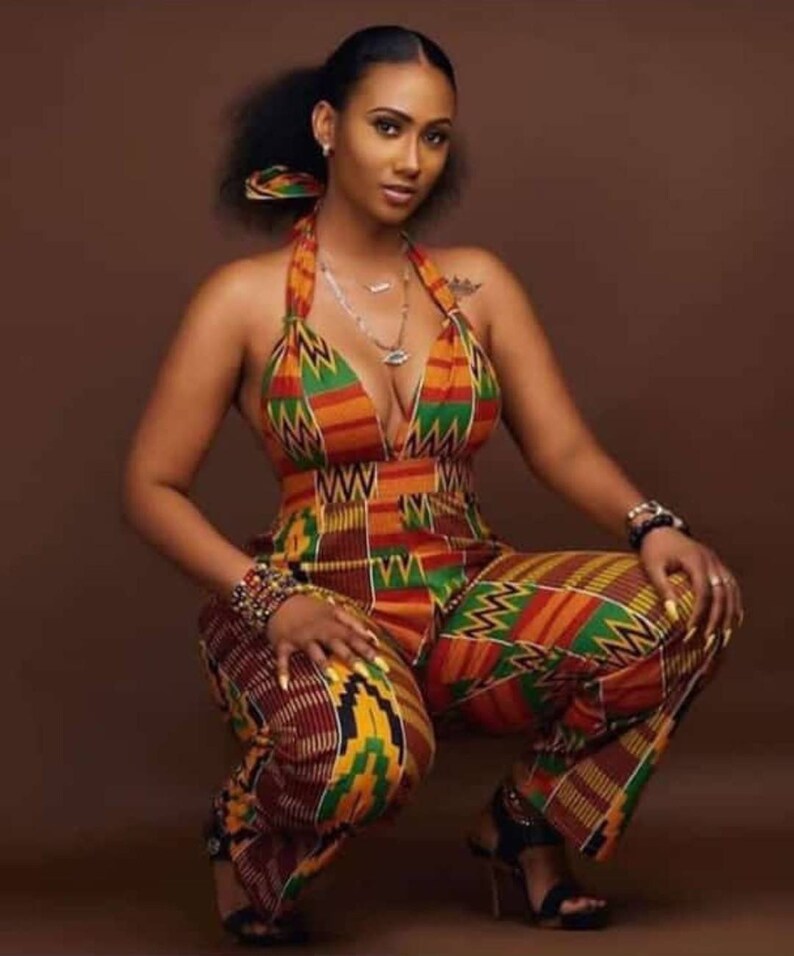 kente jumpsuit