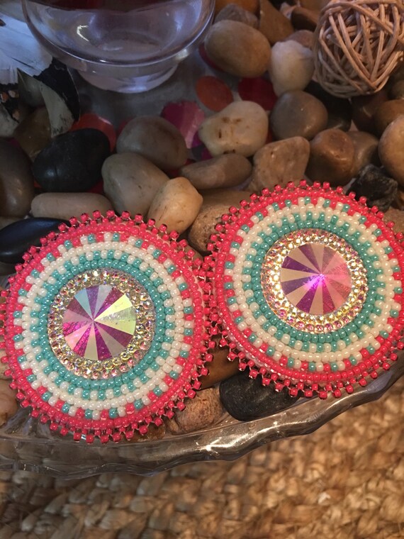 Native American Beaded Earrings | Etsy