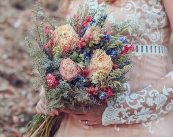 wildflower wedding bouquet