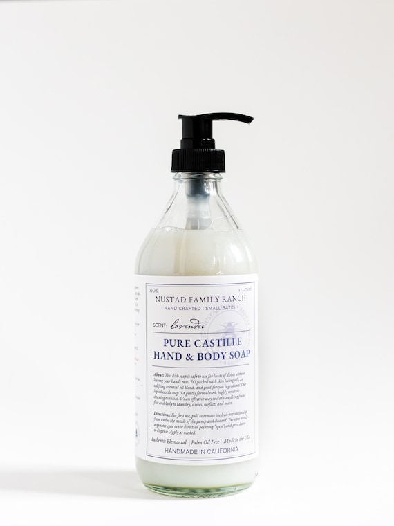 French Lavender Castile Soap, Utility Soap Hand & body Soap, Essential Oil, French Soap, Body Butter, Hand Cream, Goat Milk Soap