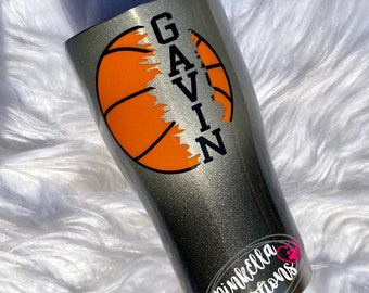 Basketball Tumbler | Basketball | Custom Tumbler | Personalized | Sports