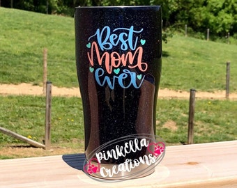 Best Mom Glitter Tumbler | Mother's Day Tumbler | Momma | Mother | Mama | Mom