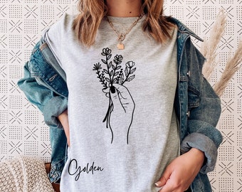 Poppy flower shirt Clearance