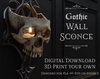 Applique murale gothique - imprimable en 3D