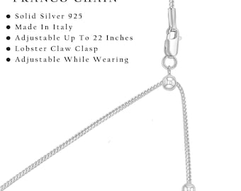 Sterling Silver Adjustable Chains - Choice Of Styles
