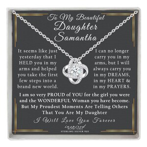 Daughter Birthday Gifts From Dad Sterling Silver Father To Daughter Necklace 1uivk