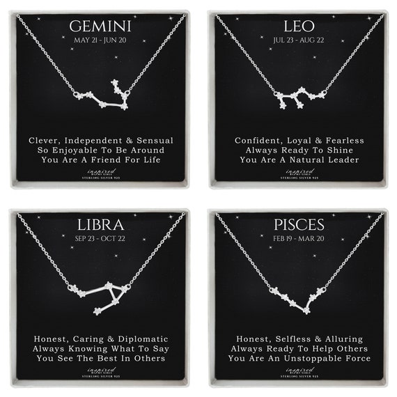 Sterling Silver Constellation Necklace 
