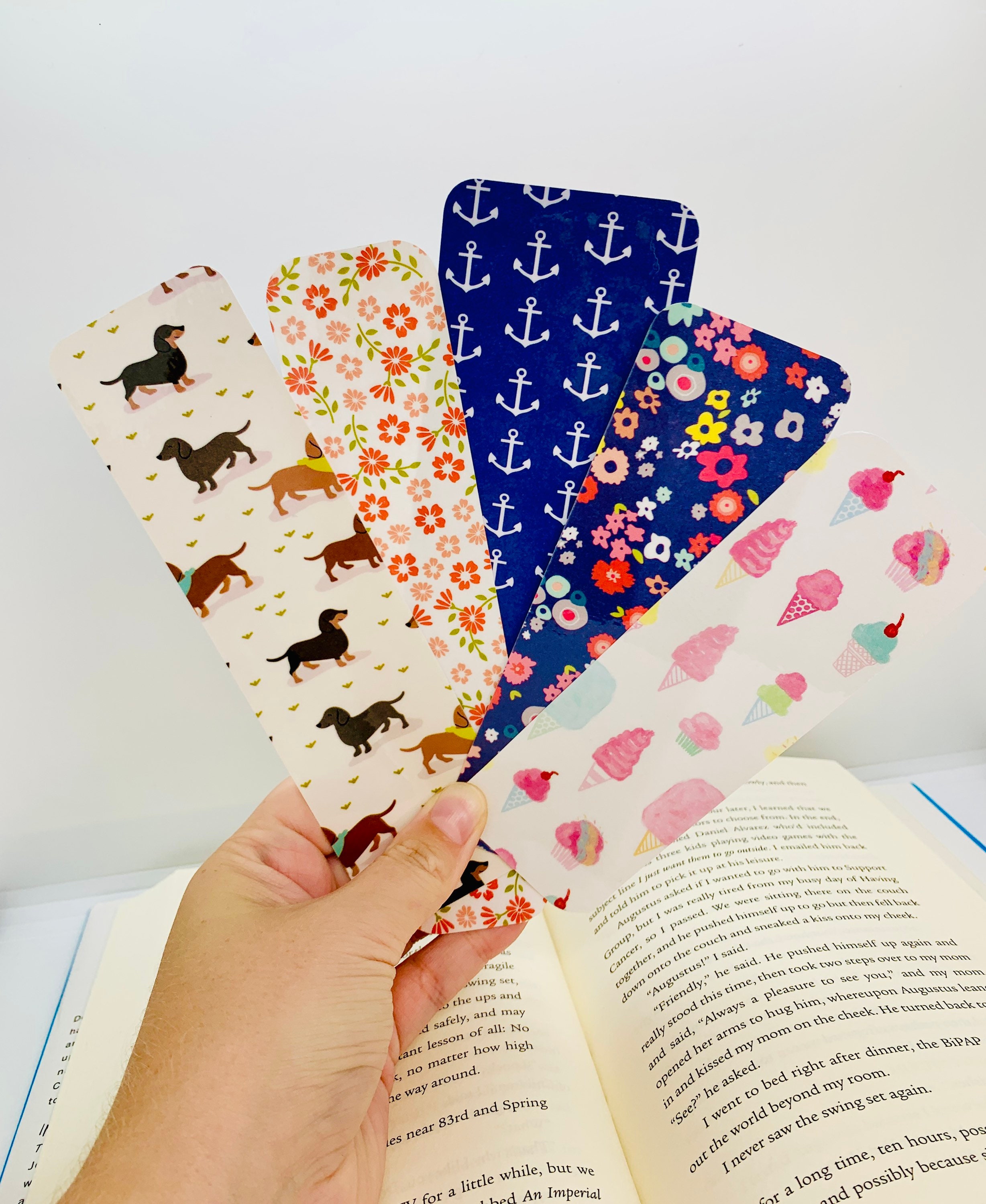 Laminated Bookmarks Bulk / Pattern and Tassel / Mystery Pack Etsy