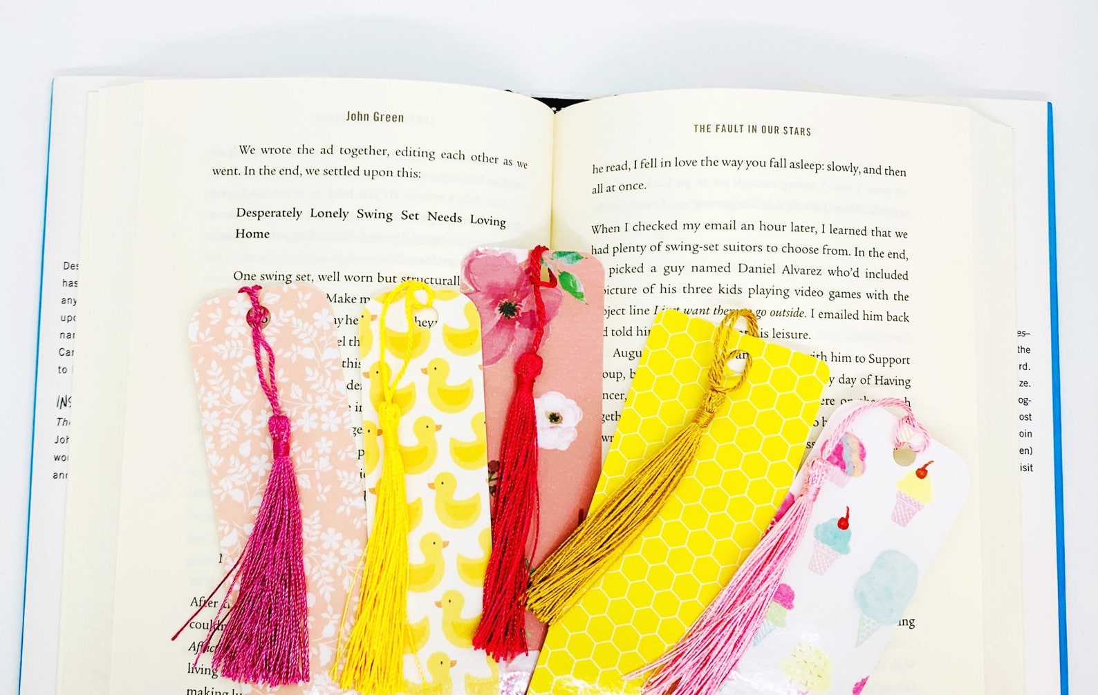 Laminated Bookmarks Bulk / Pattern and Tassel / Mystery Pack Etsy