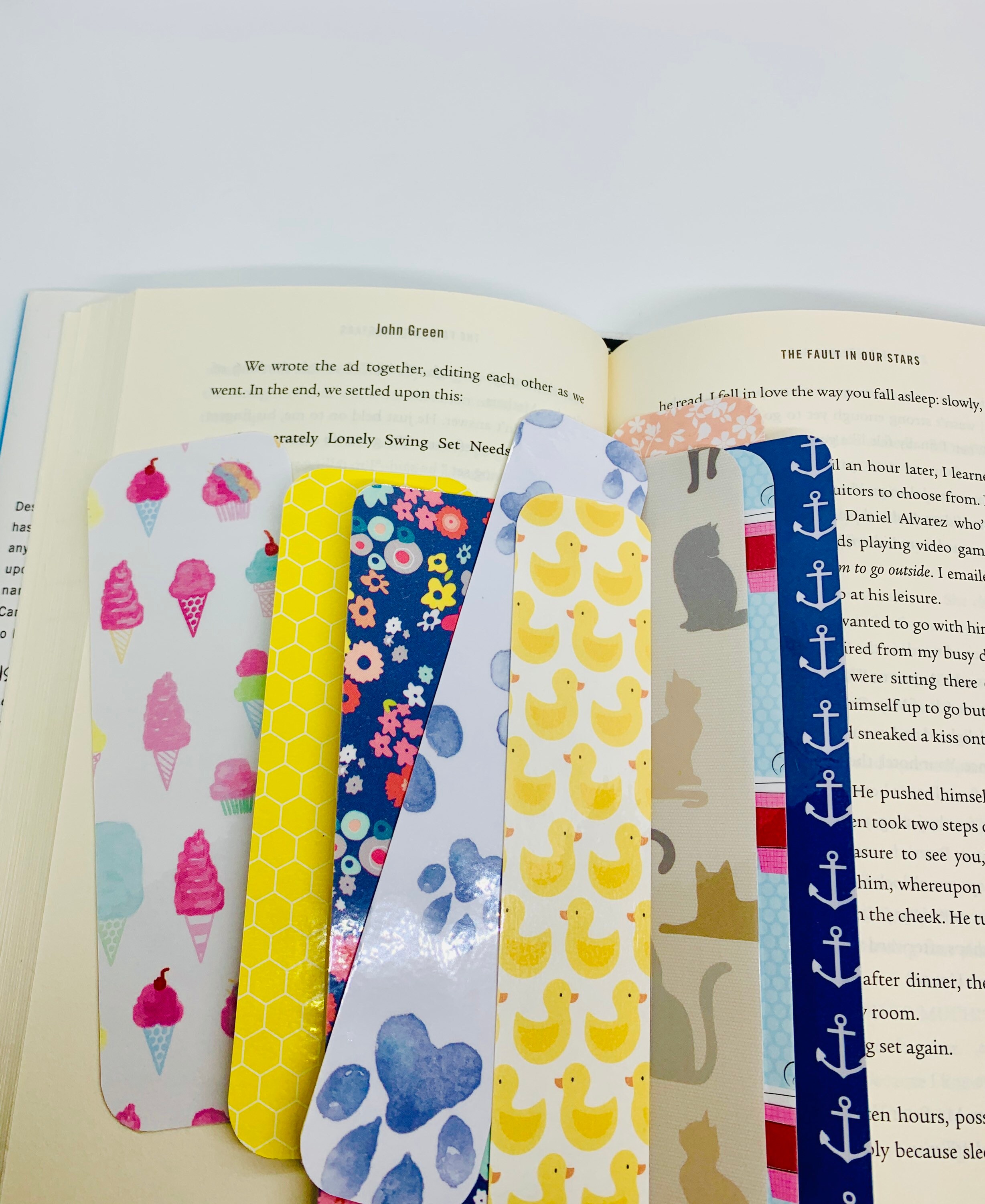 Bookmarks Bulk Laminated Patterned Tassel Mystery Pack Etsy