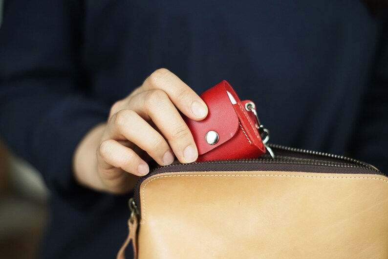 600 AirPods Pouch Leather AirPods Case