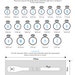 Ring Size Chart | Ring Sizer | Printable Ring Size Finder | Printable ...