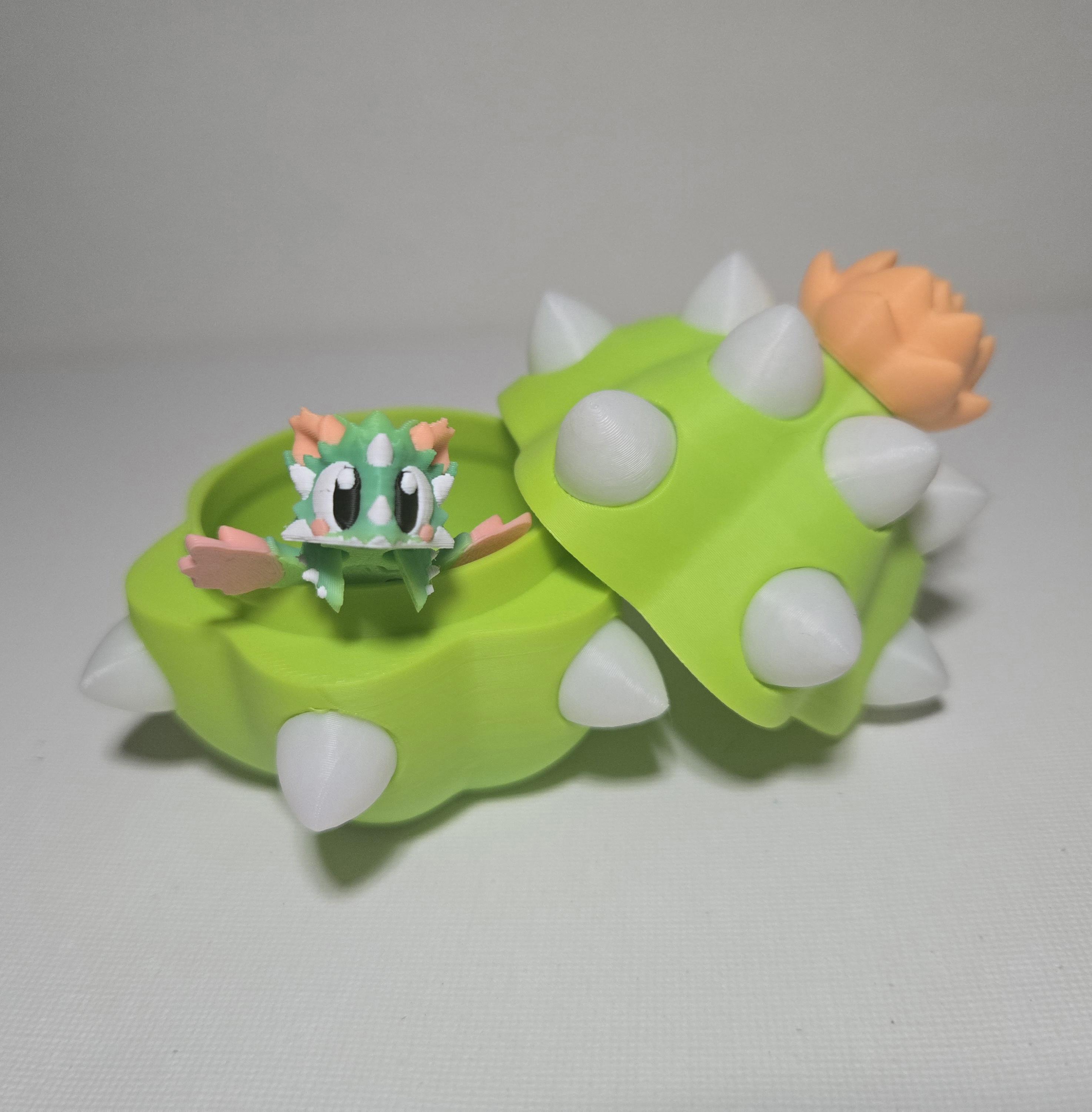 Cactus Bloom Mini Dragon by 3DGOB + Egg or Baby Addon - Etsy
