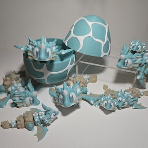 Sea Shell Mini Dragon by 3DGOB + Egg or Baby Addon