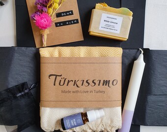 Wellness Geschenkbox, Personalisierte Wellnessbox, Personalisertes Geschenk, Spa Set Personalisiert Set,Gästehandtuchset,Trockenblumenstrauß