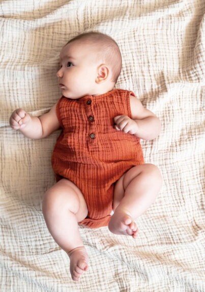 Musselin best sale jumpsuit baby