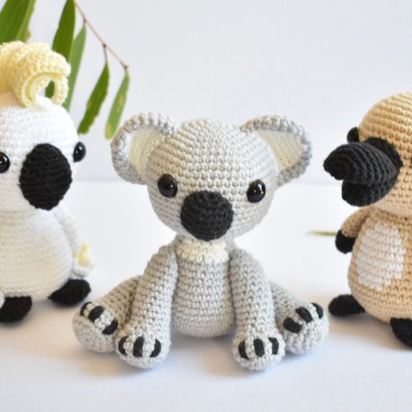 PATTERN BUNDLE: Australian animal themed crochet patterns