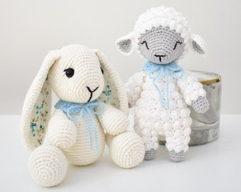 PATTERN BUNDLE - Lulu the Lamb and Bonnie the Bunny