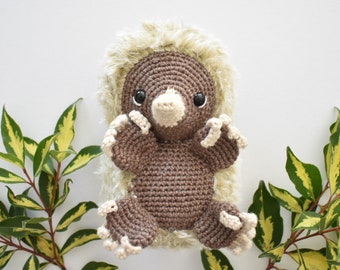 CROCHET PATTERN - Eddie The Baby Echidna