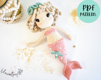 CROCHET PATTERN - Maddie the Mermaid