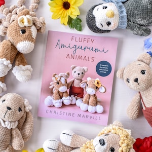 Fluffy Amigurumi Animals - Book