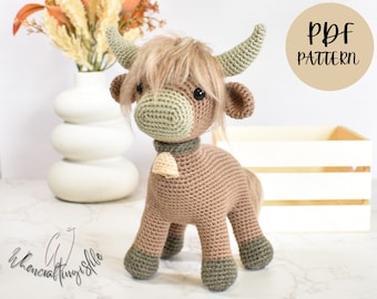 CROCHET PATTERN - Haye the Highland Cow