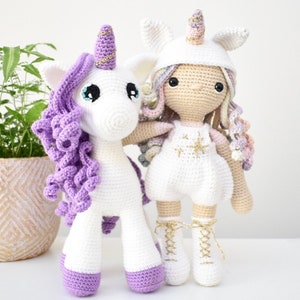 PATTERN BUNDLE - Stella the Unicorn and Stella the Unicorn girl