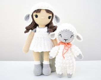 PATTERN BUNDLE - Lulu the Lamb and Lulu the Lamb Child