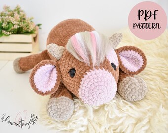 CROCHET PATTERN - Chloe the Calf