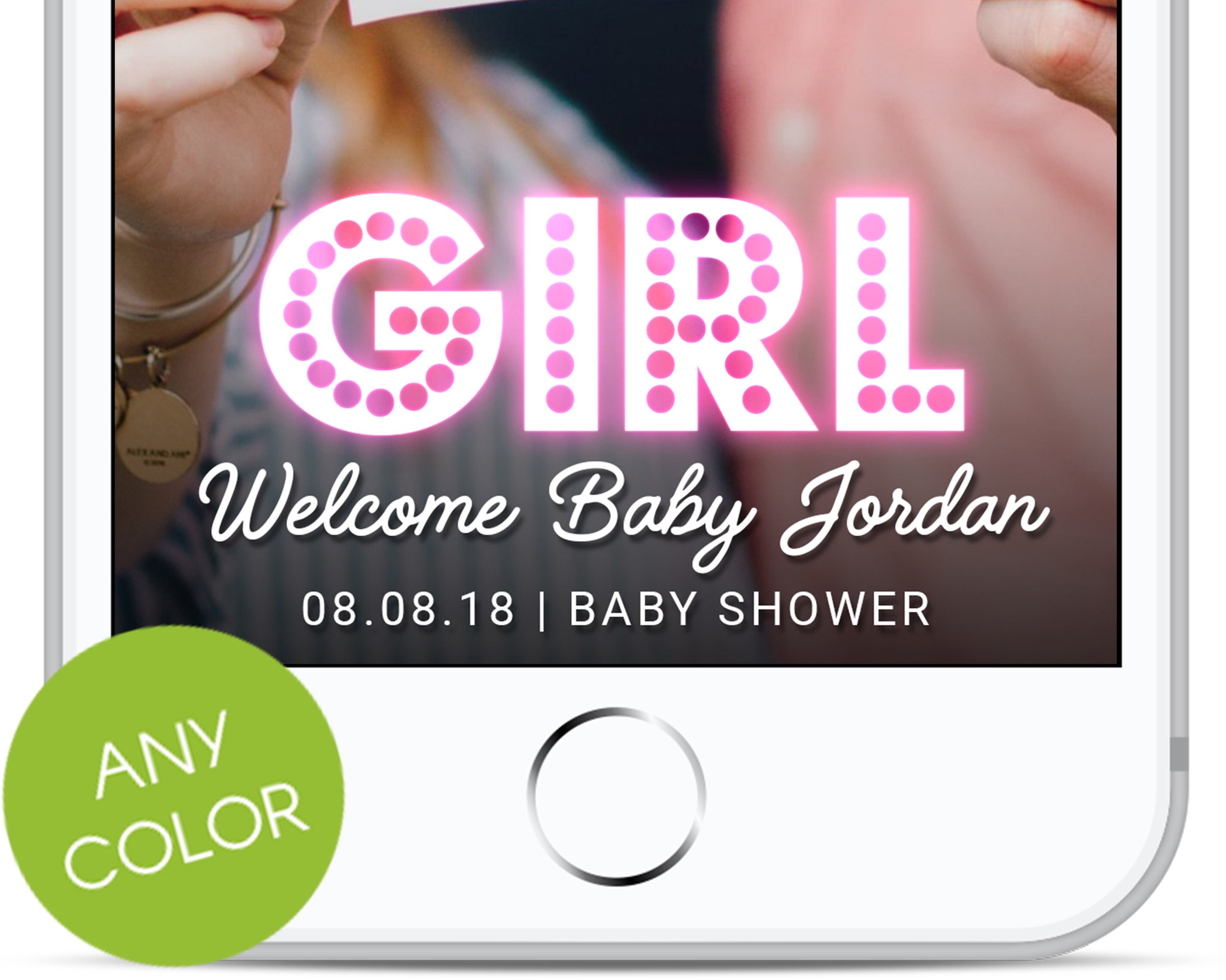 Baby Shower Snap Geofilter Filter 50
