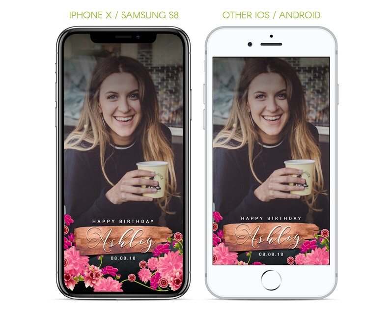 Birthday Snapchat Geofilter Birthday Snapchat Filter Birthday | Etsy