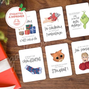 Weihnachtsgeschenkanhänger zum Ausdrucken