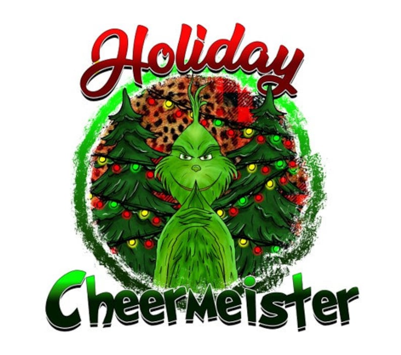 Holiday Cheermeister Transfer Grinch Transfer Christmas Etsy