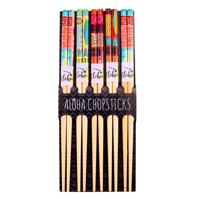 Aloha Hawaii Chopsticks Travel Reusable Washable Organic Etsy