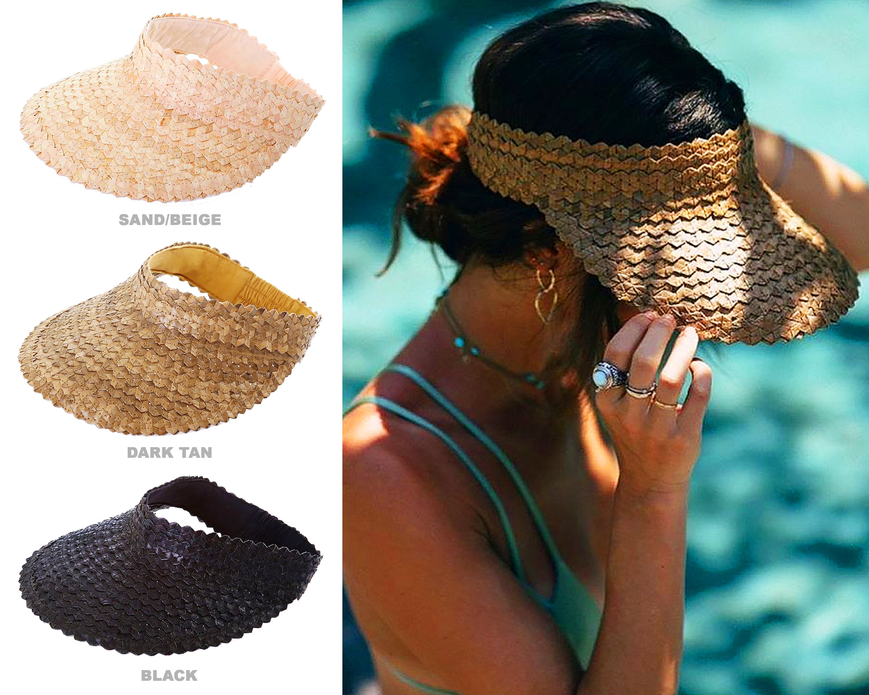 Palm leaf visor Outlet