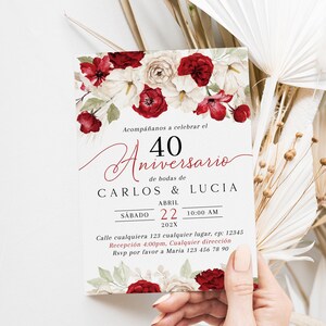 Sobre Para Regalo En Efectivo Sensations - Aniversario De Boda, Diseño Ruby, 7x3.6 Pulgadas