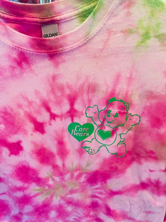 Care Bears Handmade Tie Dye Shirt | Etsy