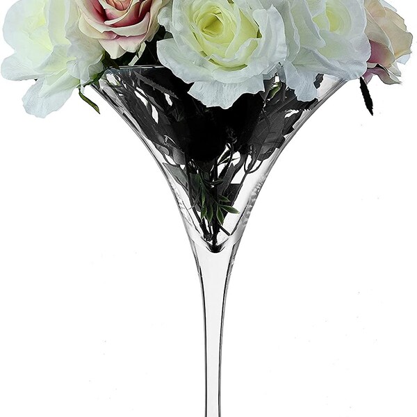 Tall Glass Vase Etsy