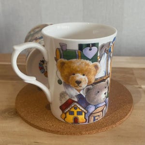 Collectible Kingsbury Toy Shop Mugs: Fine Bone China, Staffordshire Set