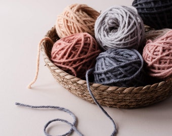 Punch needle wool rug yarn 300g pack (pick 'n' mix 6 x 50 g balls)