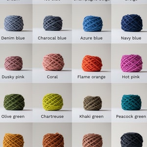 Punch needle 100% wool rug yarn 600g pack (pick 'n' mix 12 x 50 g balls)
