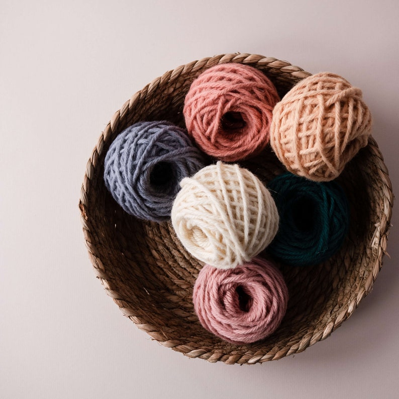 Punch Needle Yarn Pack / Fibre Pack / Rug Hooking Yarn / 100 Etsy