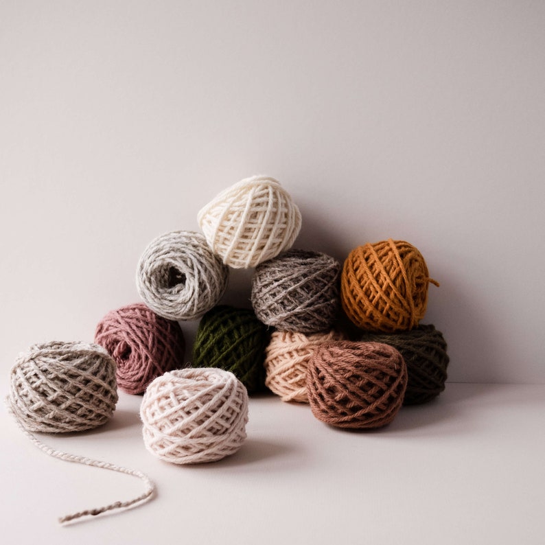 Punch Needle Yarn Pack / Fibre Pack / Rug Hooking Yarn / 100 Etsy