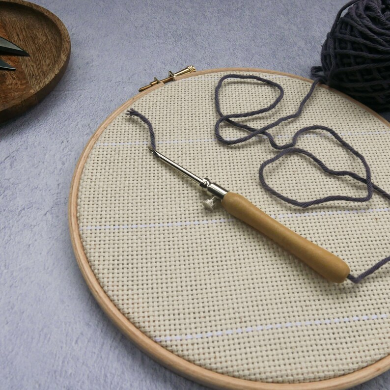 Lavor punch needle set for thin yarns and embroidery floss Etsy